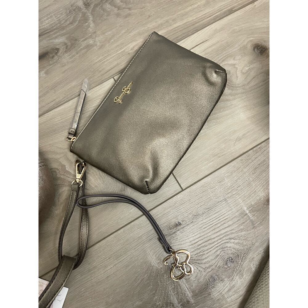 Jessica Simpson Flora Faux Fur Tote Bag In Champagne - Picture 6 of 14